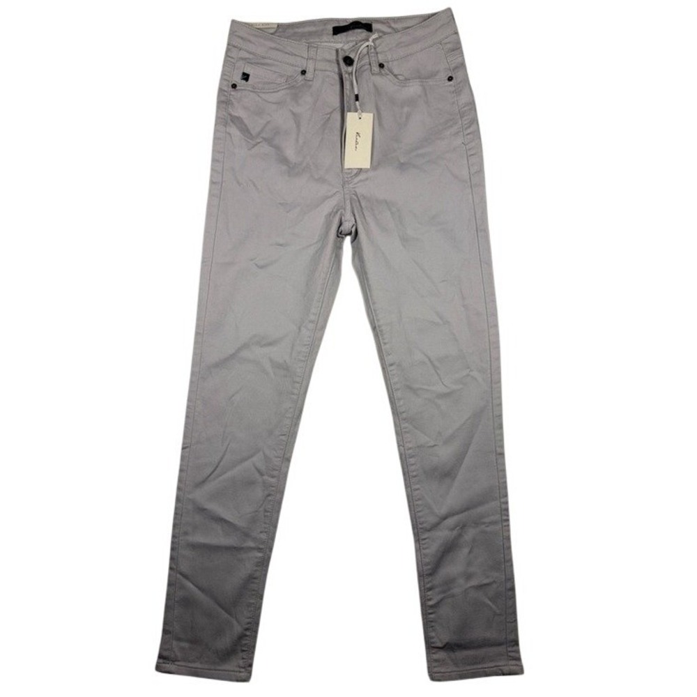 KanCan Jeans Womens 9/28 KC5002VS Gray High Rise Skinny Stretch NEW